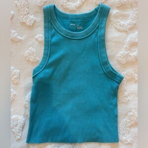 aerie Teal Ribbed Tank Top for Kids
